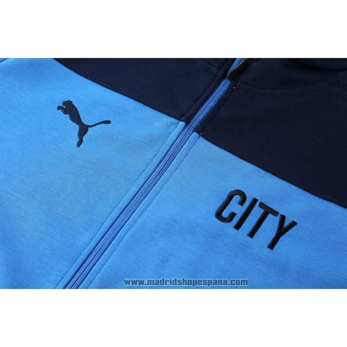 Chaqueta con Capucha del Manchester City 2020-2021 Azul